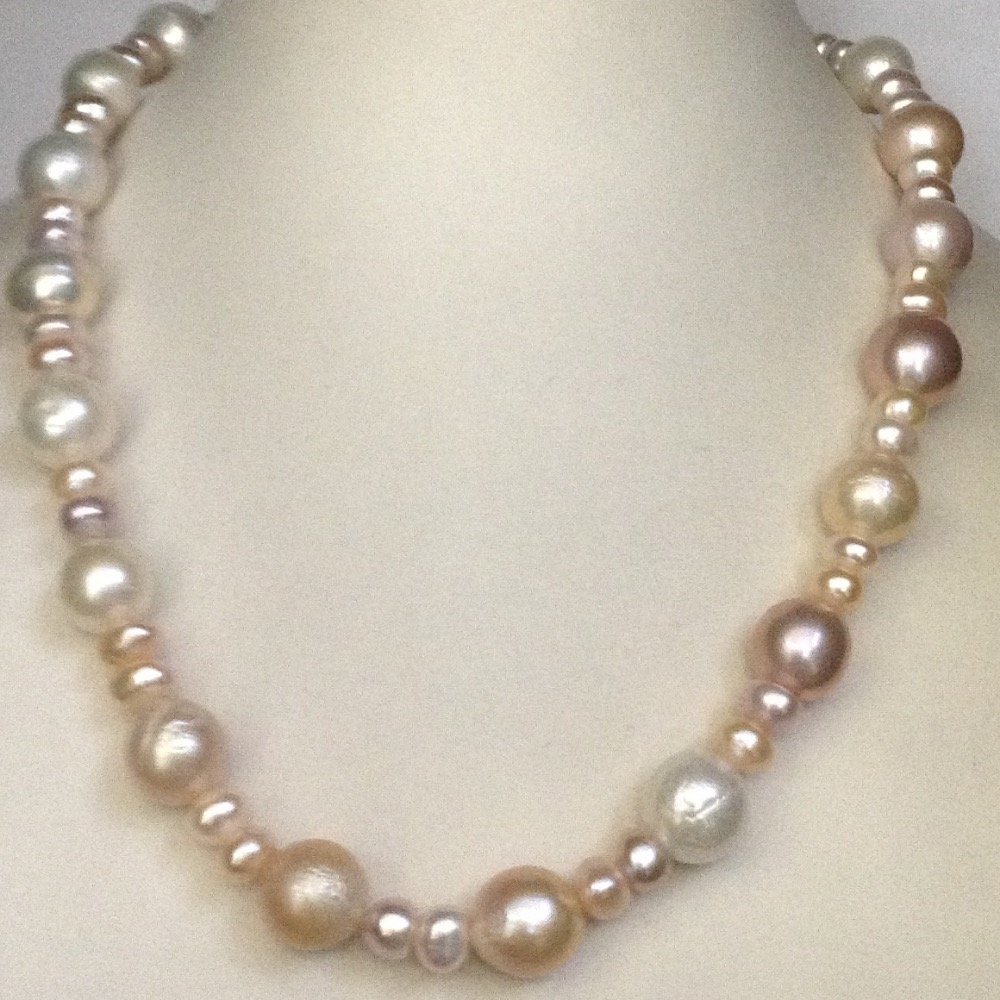 Freshwater multicolour round pearls...
